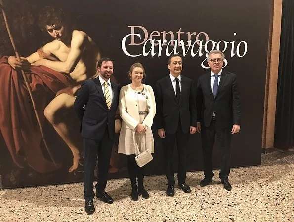 Hereditary Grand Duke Guillaume and Hereditary Grand Duchess Stéphanie visited Milano, Italy