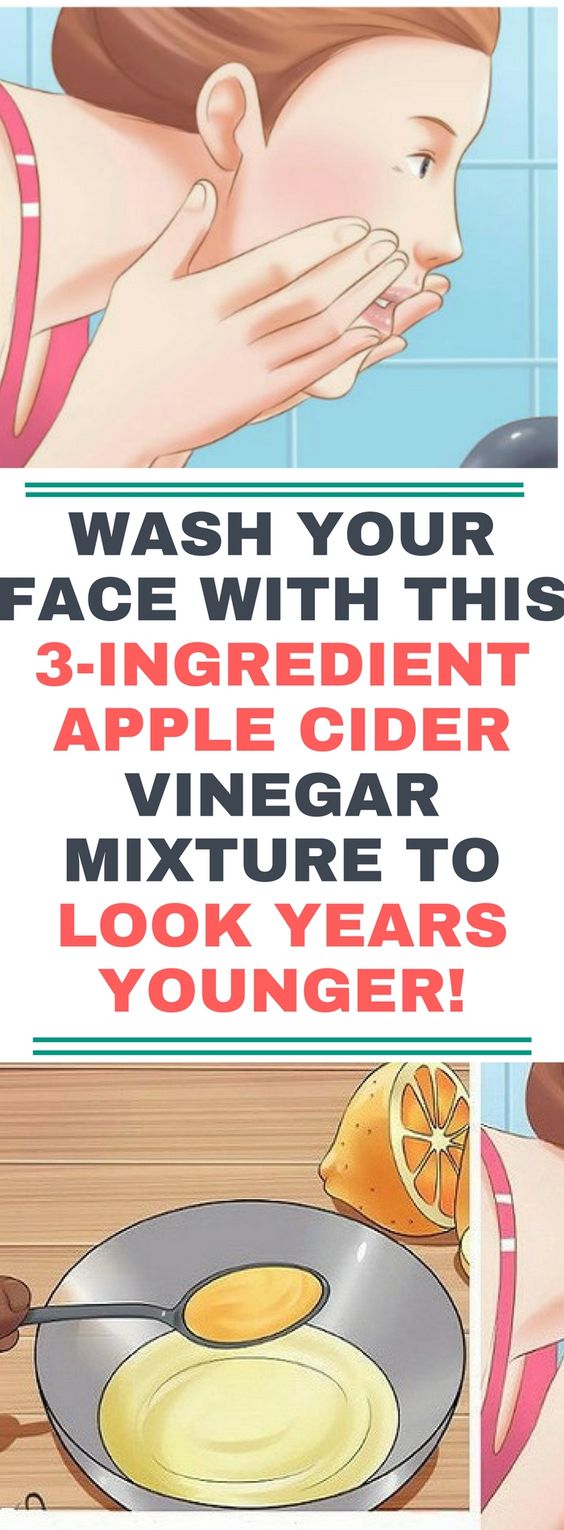 Wash Your Face With This 3Ingredient Apple Cider Vinegar Mixture To