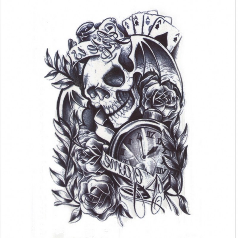 Skull Tattoo SVG Cut file by Creative Fabrica Crafts · Creative Fabrica
