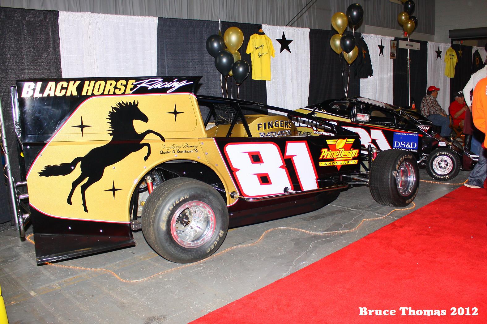 RUB RAILS & ROOSTER TAILS BLACK HORSE RACING