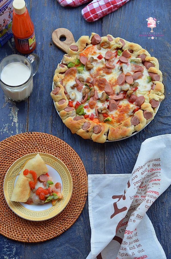 Pizza Super Supreme ala Pizza Hut Dapur Comel Selma