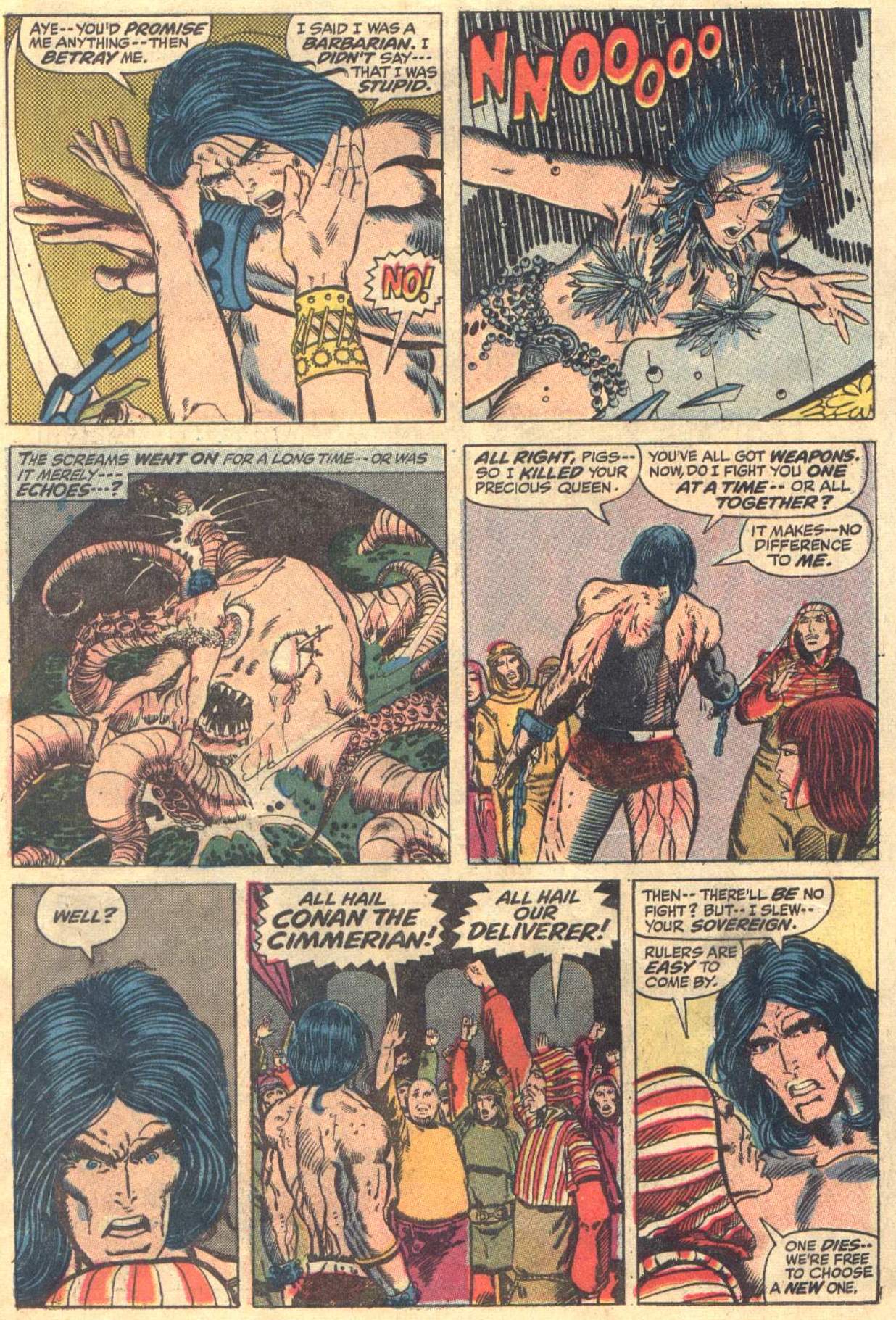 Read online Conan the Barbarian (1970) comic -  Issue #12 - 16