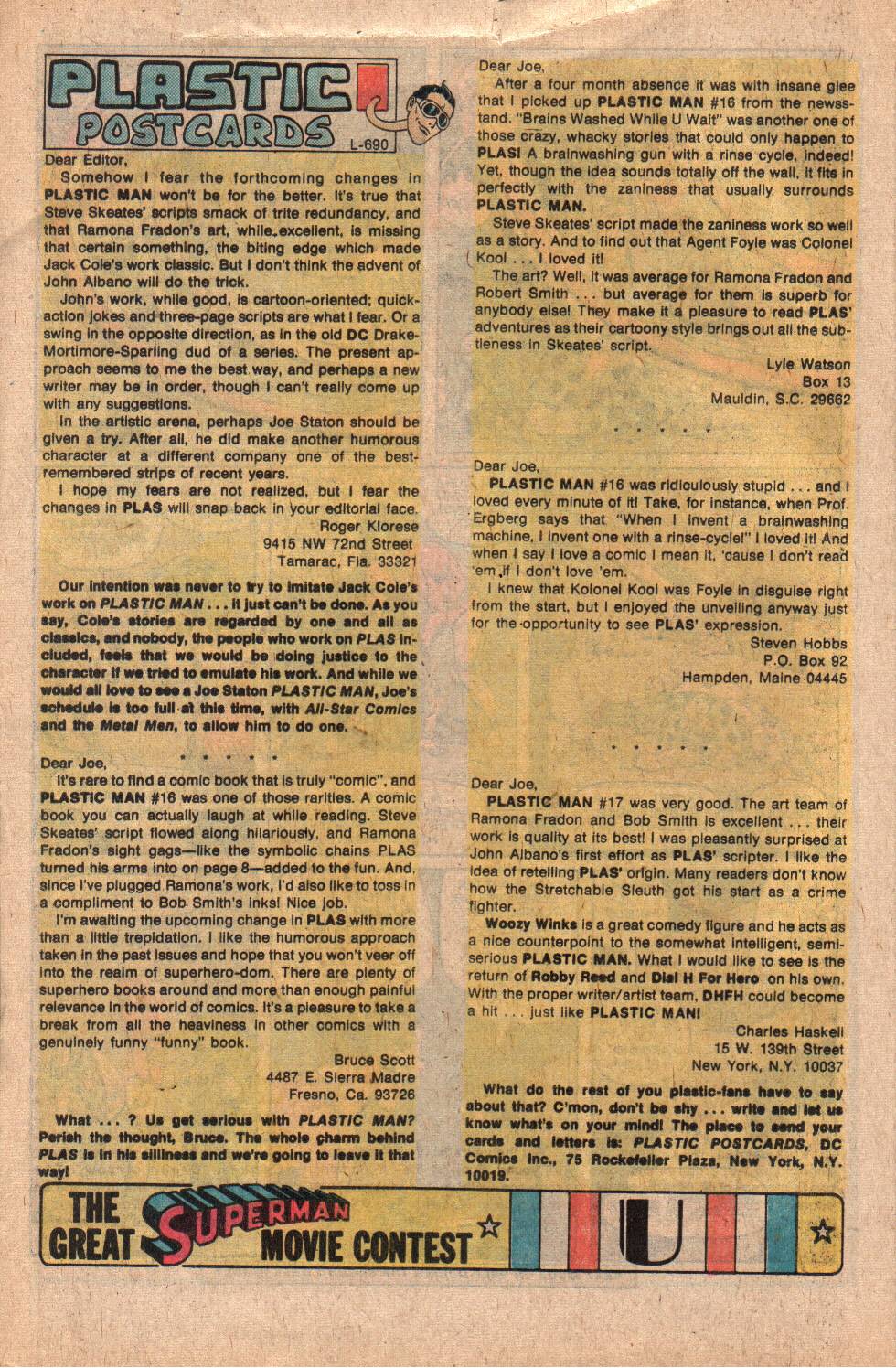 Read online Plastic Man (1976) comic -  Issue #19 - 24