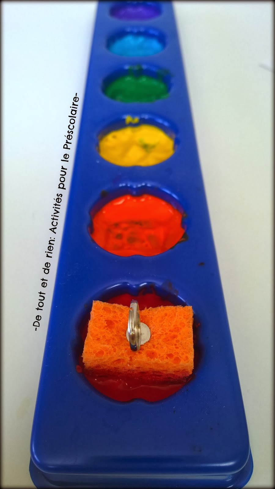 De tout et de rien Activités pour le Préscolaire Finger sponge