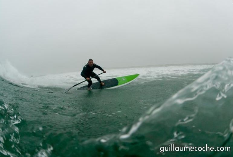 Stand Up Paddle Jimmy Lewis France SUP Surf Kite STUN GUN 9'7 en action