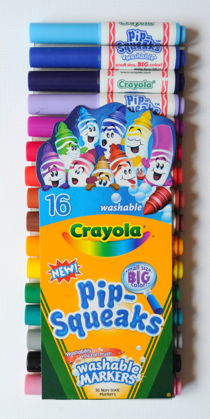 Crayola Pip Squeaks Markers (64 Count), Kids Washable Markers for