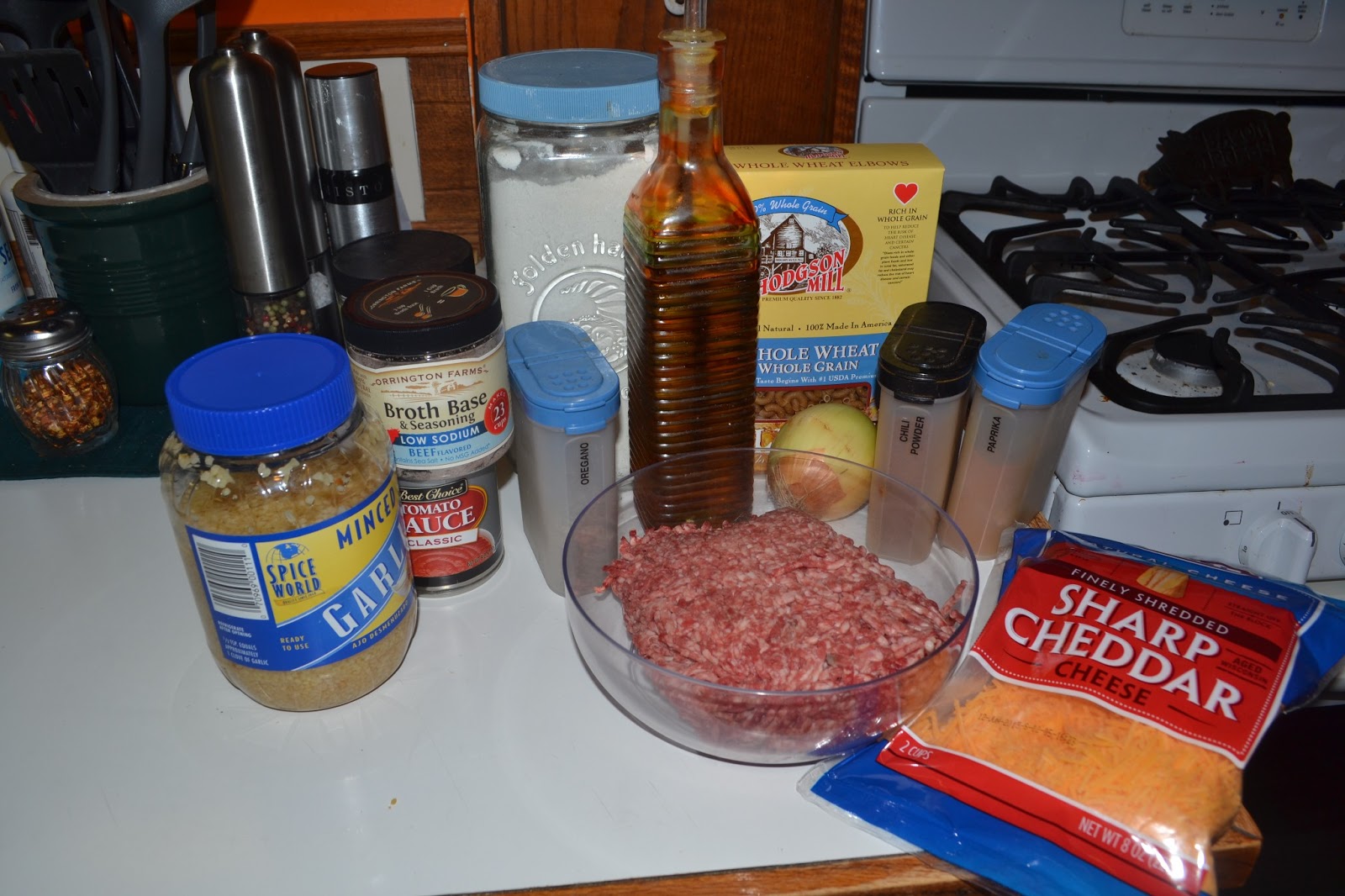 Squirreling Around the Kitchen Chili Cheese Beef n Mac thanks to