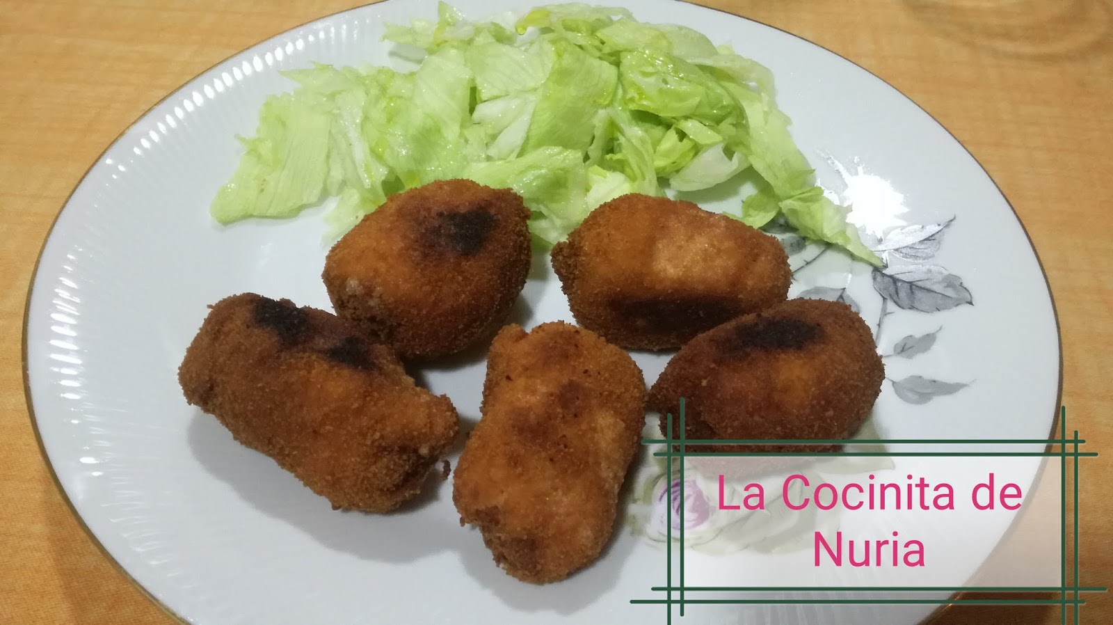 La Cocinita de Nuria CROQUETAS DE POLLO SIN BECHAMEL