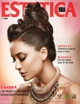 Lisa Haydon Photo shoot for Estetica Cover page