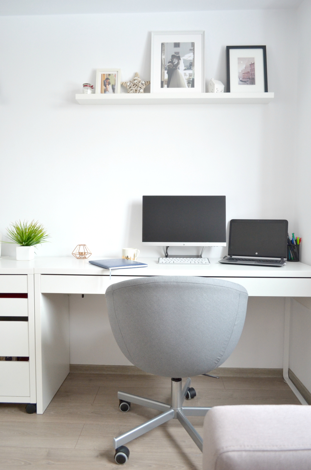 7 Tips to Decorate an IKEA Home Office - Cappuccino and Fashion