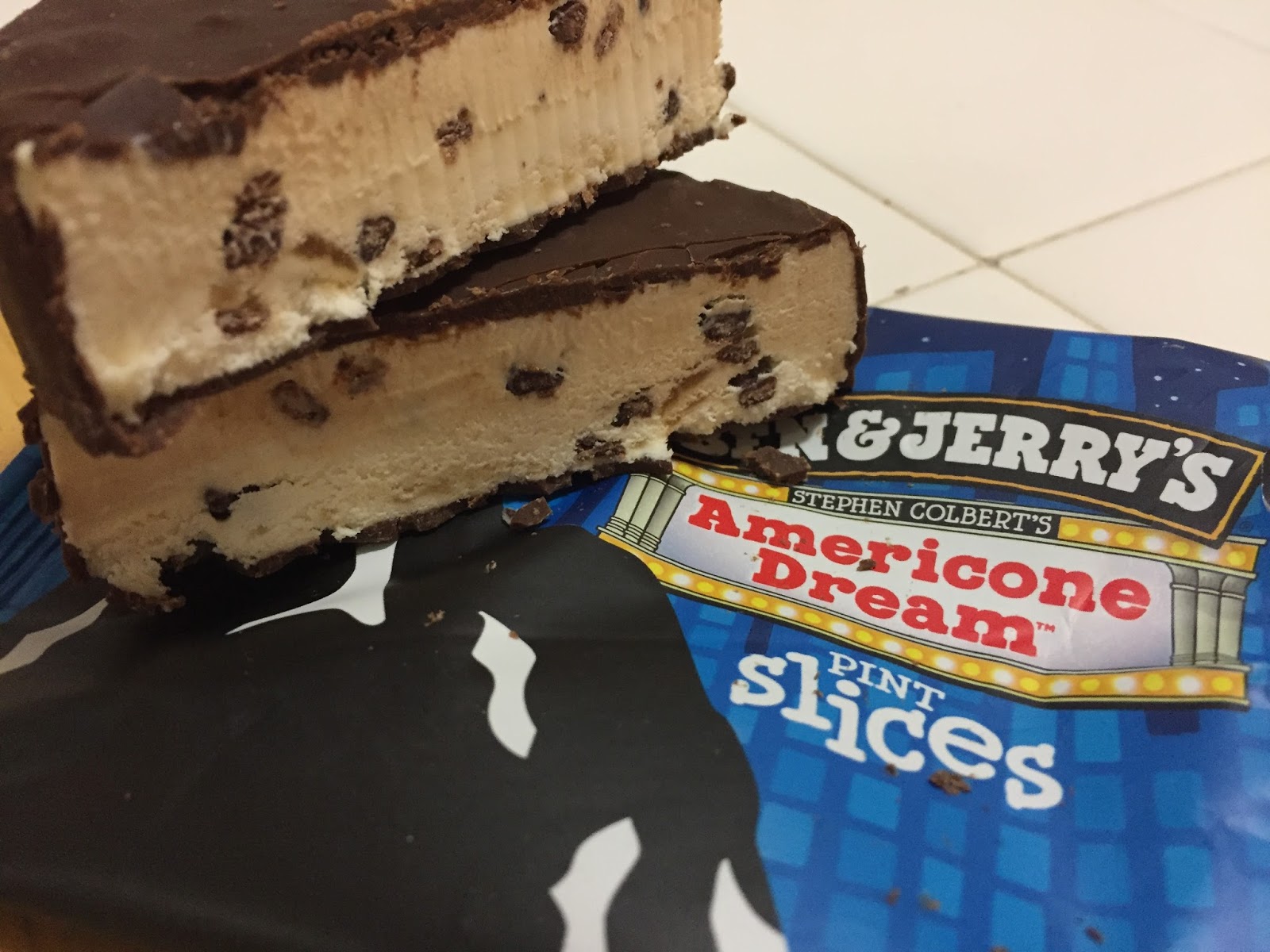 Ben and Jerry's Pint Slices Chocolate Fudge Brownie and Americone DReam