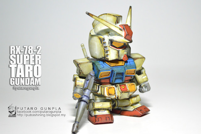 SD RX-78-2 Custom Paint by Putra Shining - PUTARO GUNPLA