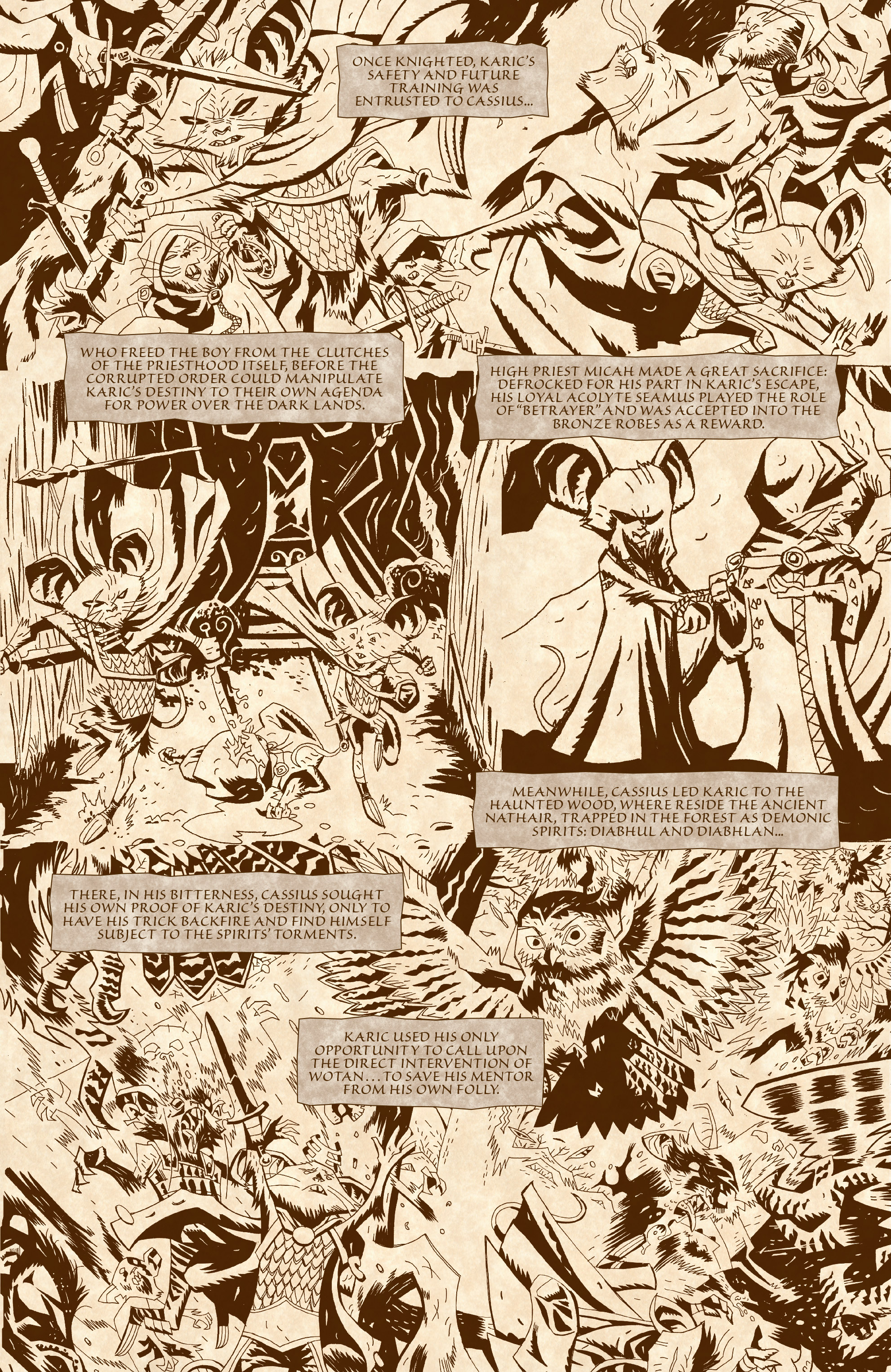 Read online The Mice Templar Volume 3: A Midwinter Night's Dream comic -  Issue # _TPB - 26