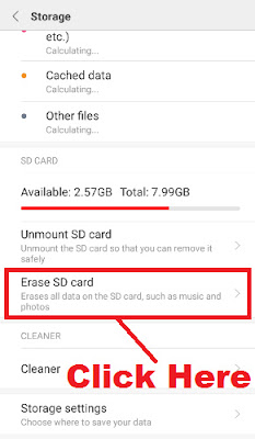 how to format an sd card on an android phone