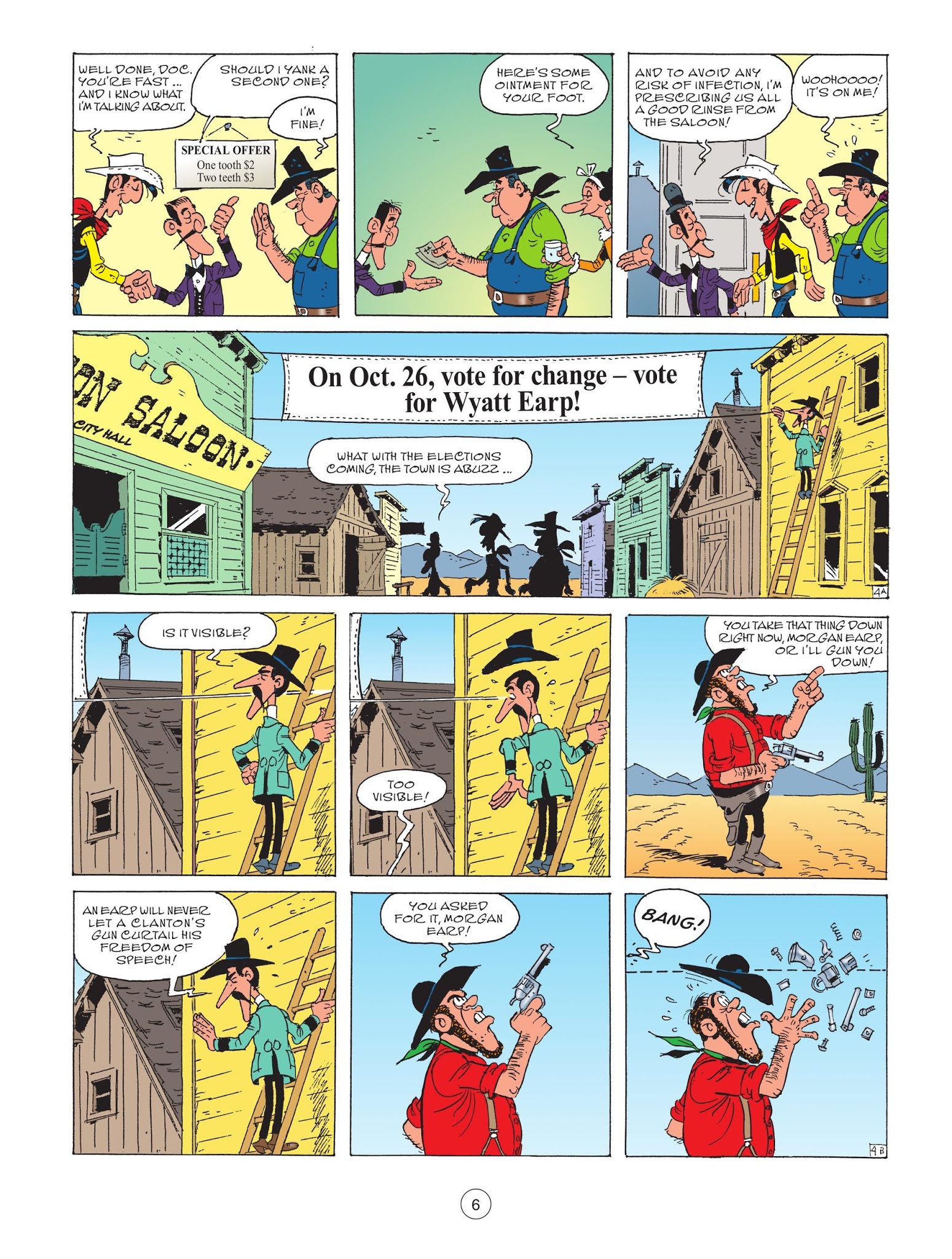 Read online A Lucky Luke Adventure comic -  Issue #70 - 8