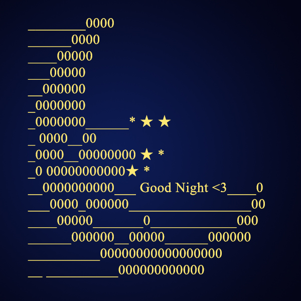 Art cute keyboard ASCII Art