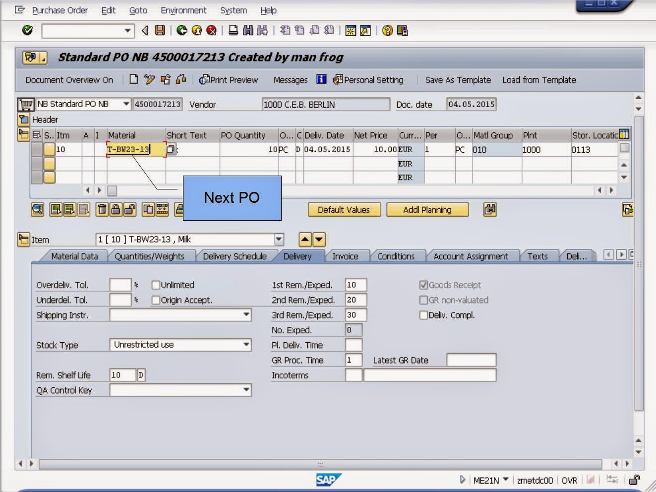 青蛙SAP分享 Froggy's SAP sharing WMS Removal Strategy Shelf Life Expiration Date