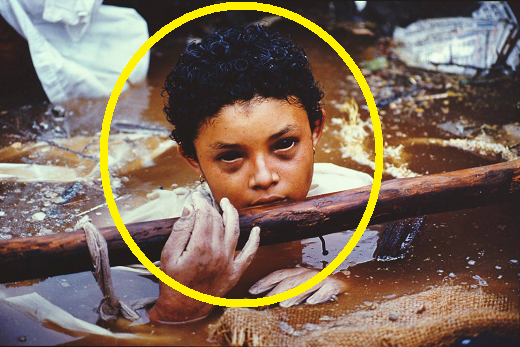 This famous photo of Omayra Sánchez was taken within the last few hours