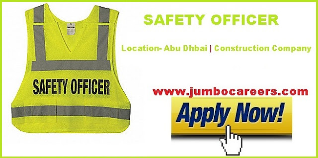 safety officer jobs in UAE, safety officer jobs in UAE with salary, safety officer jobs in UAE for freshers, safety officer jobs in UAE freezone