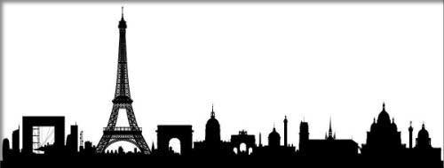 Sombra da cidade de Paris
