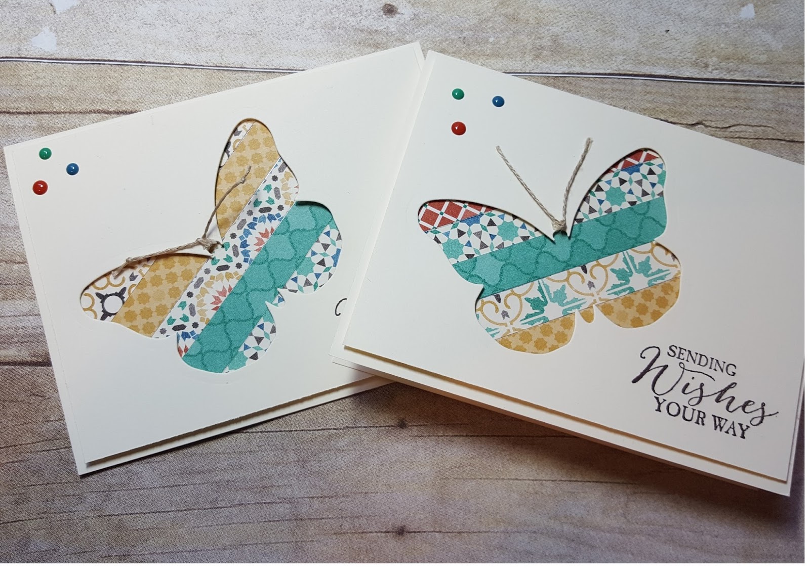 Beth's Paper Cuts Use your scraps! 2 card ideas to help you use those