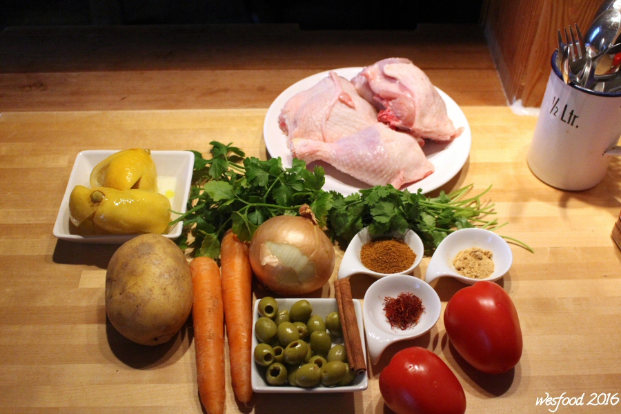 WesFood - Herr Westerhausen kocht ...: Tajine mit Hähnchen, Oliven und ...