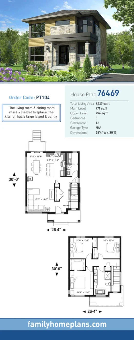 model rumah minimalis idaman plus denah dan penataan interior
