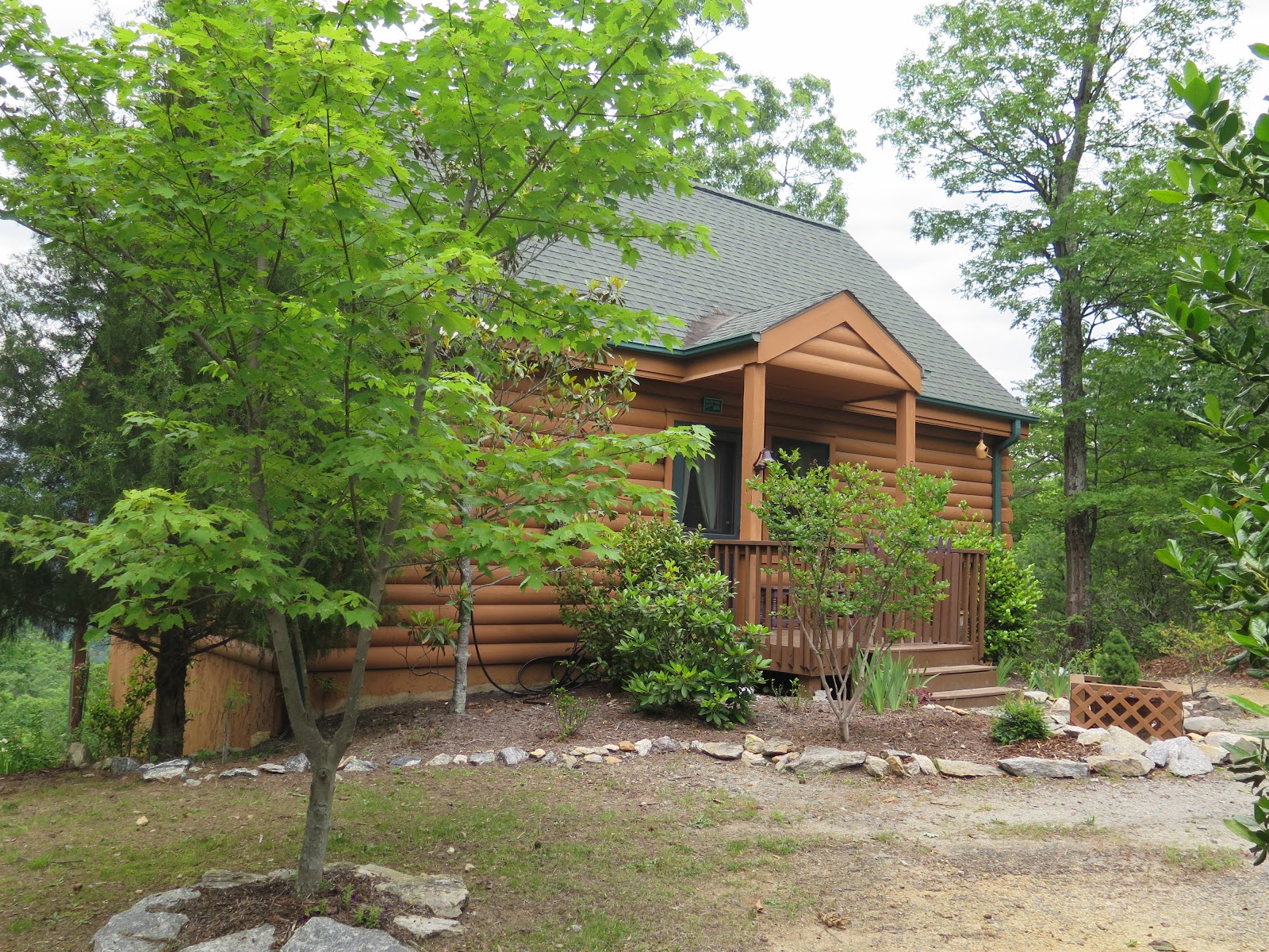 NC Mountains Log Cabin Vacation Rental Ridgecrest View NC Mountain