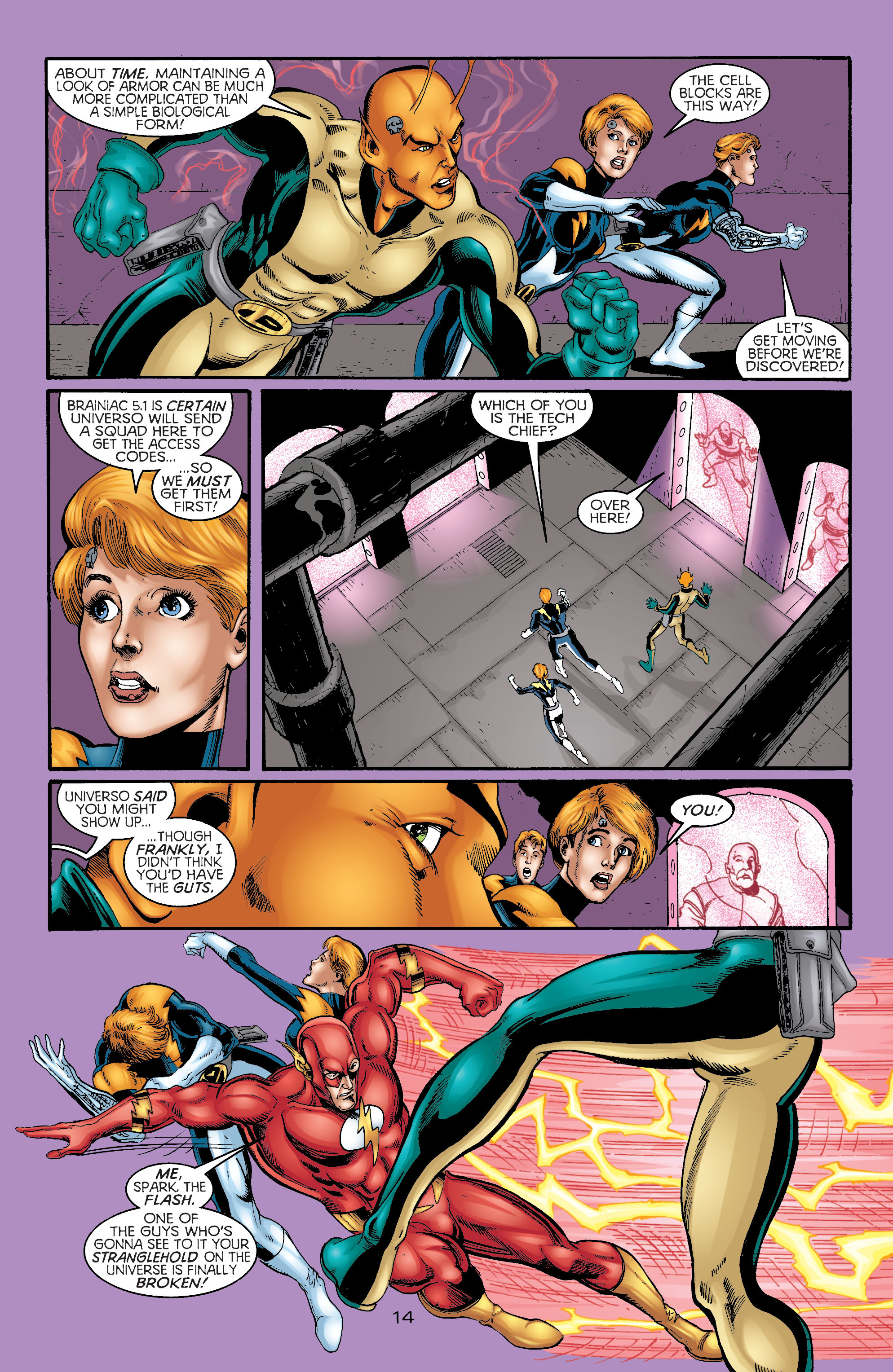 Read online Titans/Legion of Super-Heroes: Universe Ablaze comic -  Issue #3 - 17