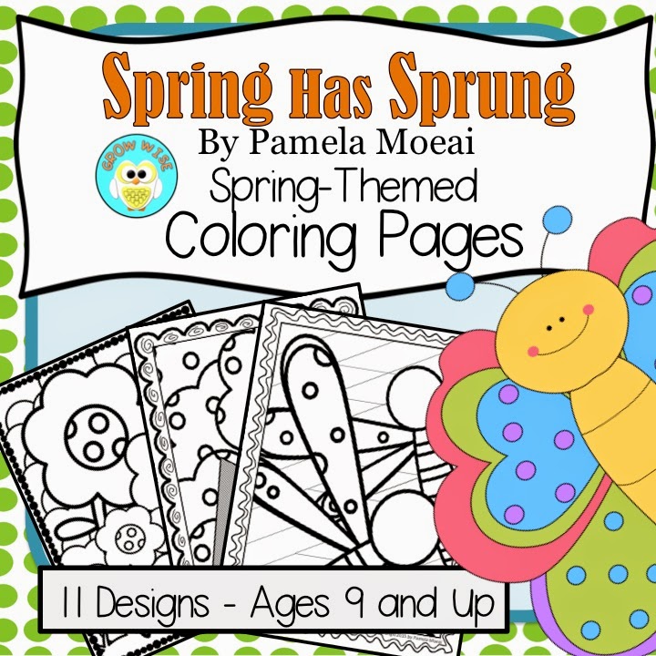 Sassy Spring-Themed Coloring