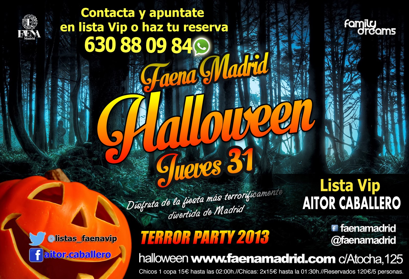 Listas Vip Gratis y Reservados Discoteca Faena 630 880 984 (WhatsApp