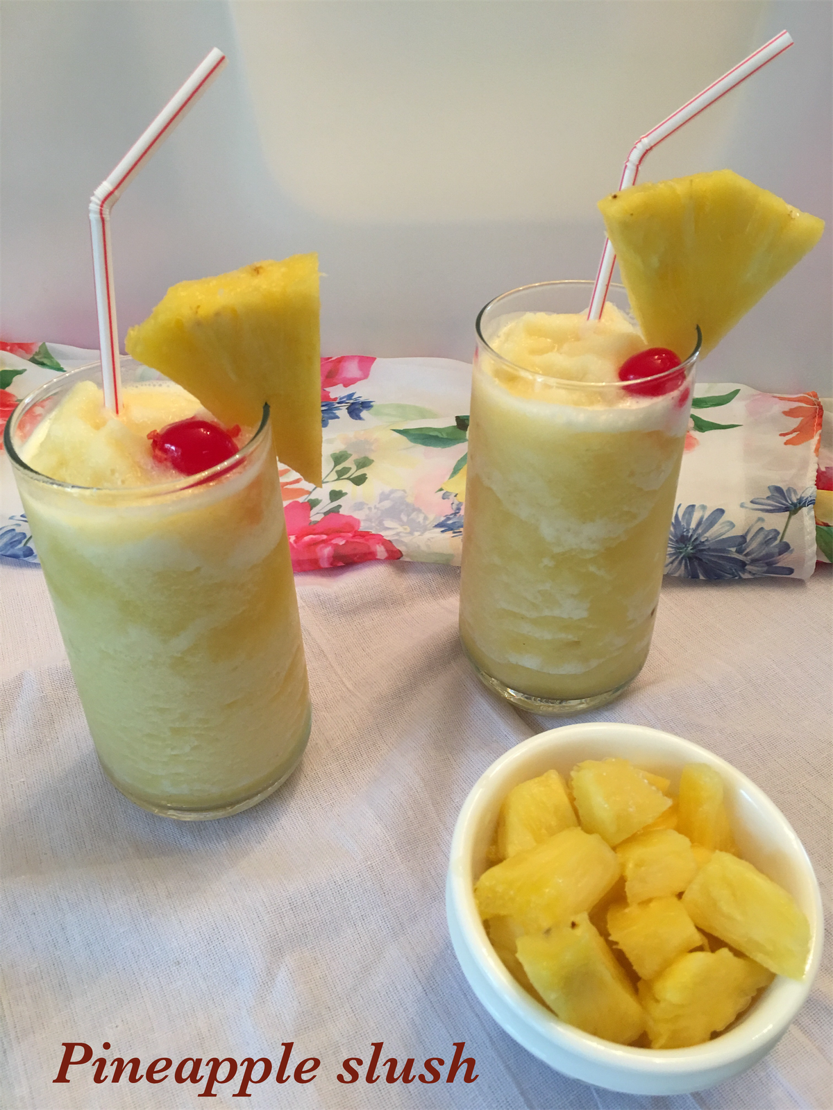 Pineapple Slush From Sushma's Kitchen