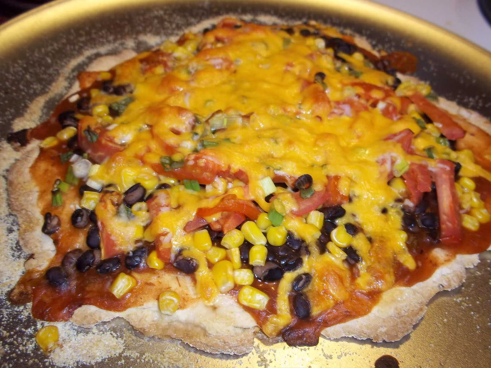 The Daily Smash Black Bean Taco Pizza