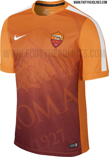 cilindro perderse acción Nike AS Roma 2015 Pre-Match Shirt Revealed - Footy Headlines