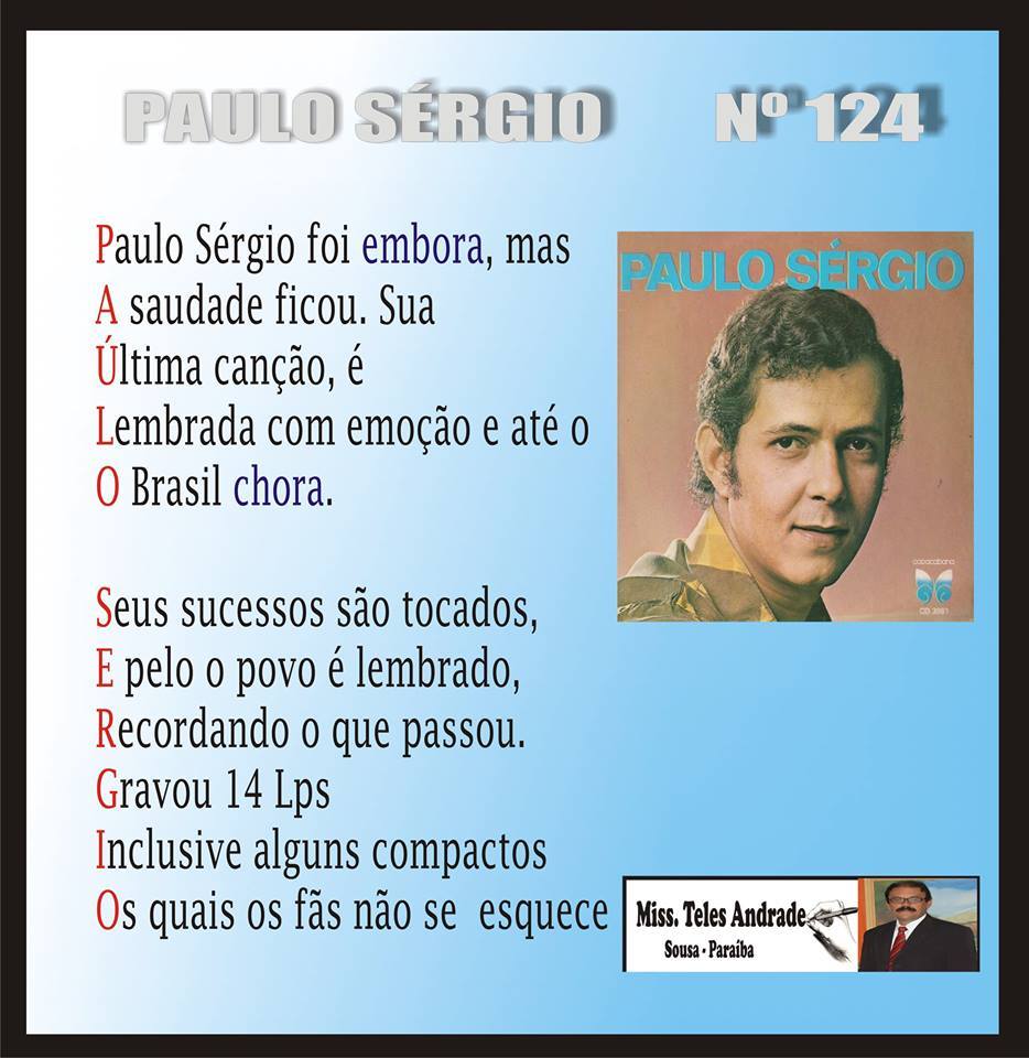 NOSSO IDOLO - PAULO SÉRGIO