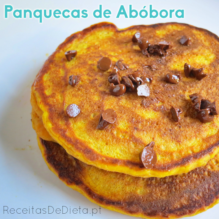 Panquecas de Abóbora sem Gordura