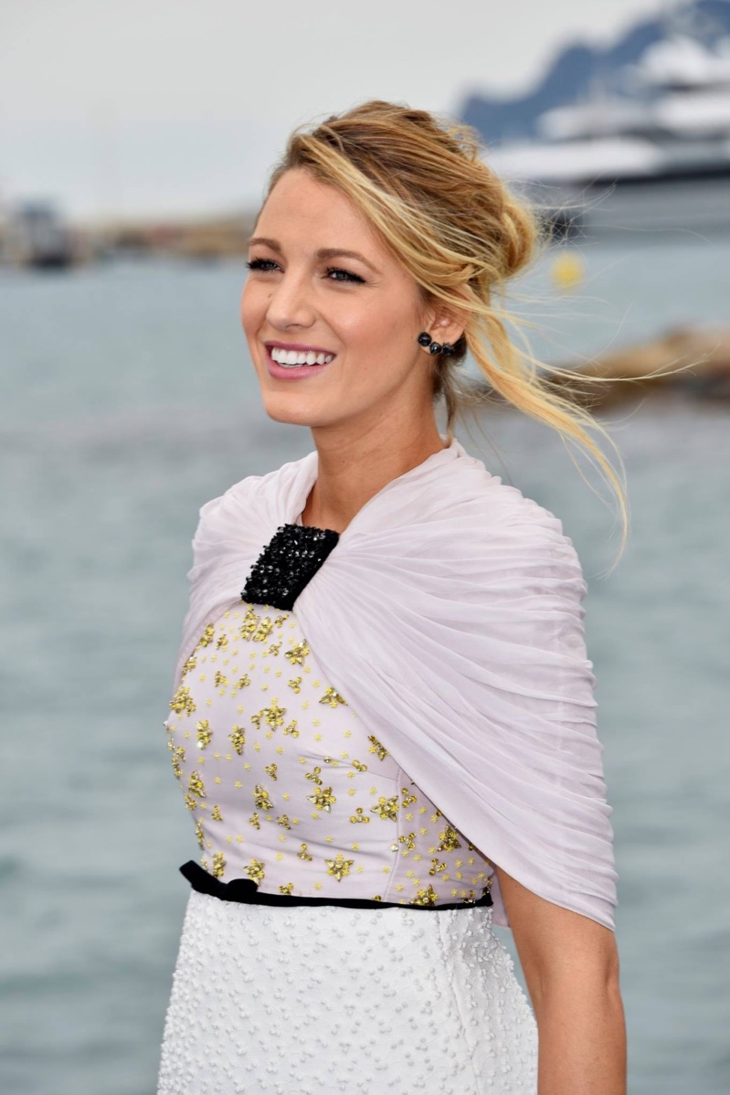 Blake Lively wears an embellished bustier for Marie Claire July 2016