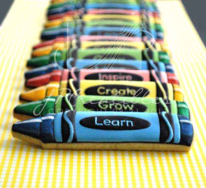 Barbara's Beat MOMtrepreneur Baker of the Day Crayon cookies at JP