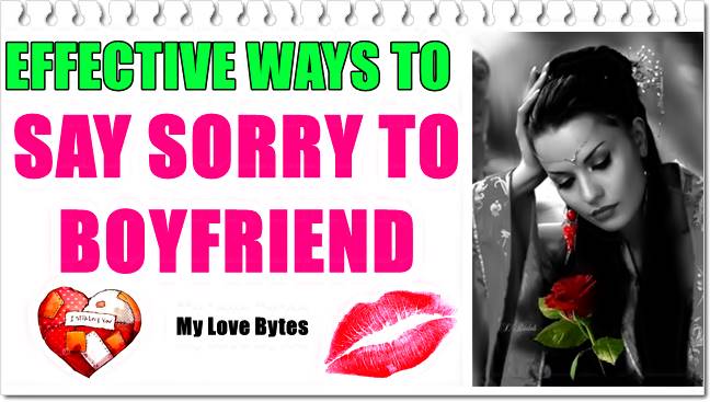 Boyfriend words to to your say sorry 2022 Apology
