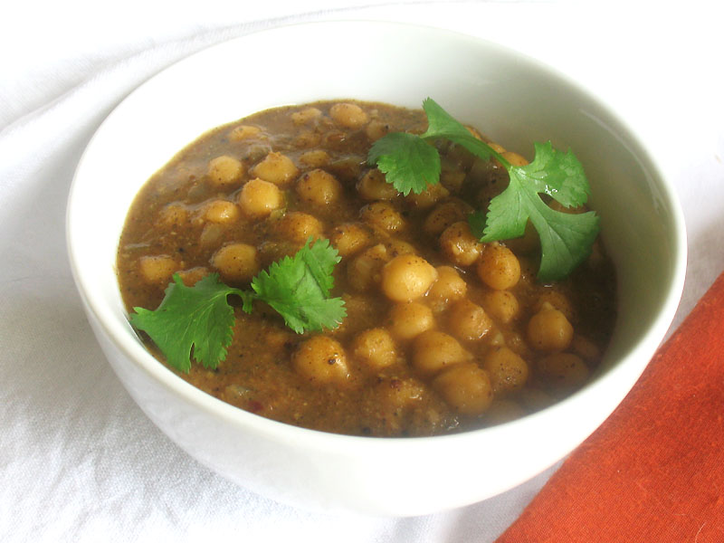 Chickpeas in a Spicy Aromatic Gravy Lisa's Kitchen Vegetarian