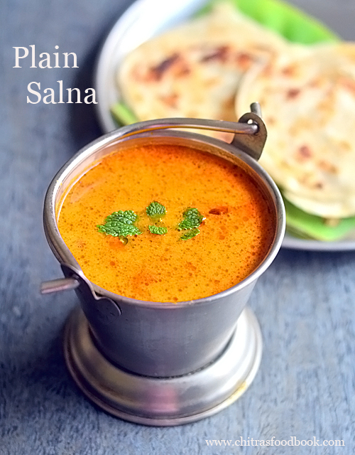 Plain salna recipe - Empty salna for Parotta