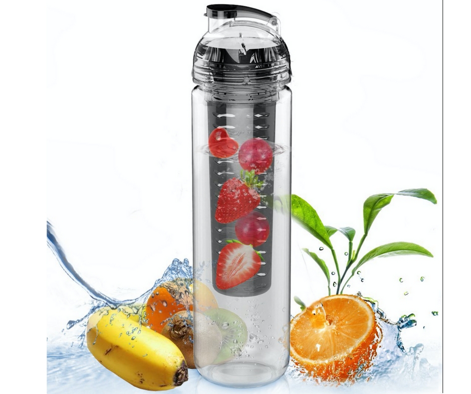 Ankh Rah's Healthy Living Guide Tritan Water Fruit Infuser Bottle