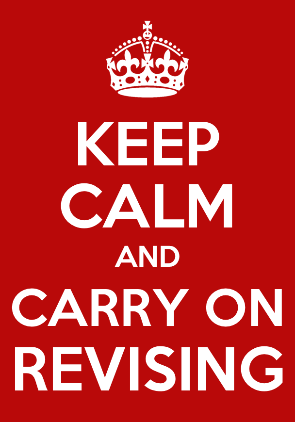 It's revision time again...