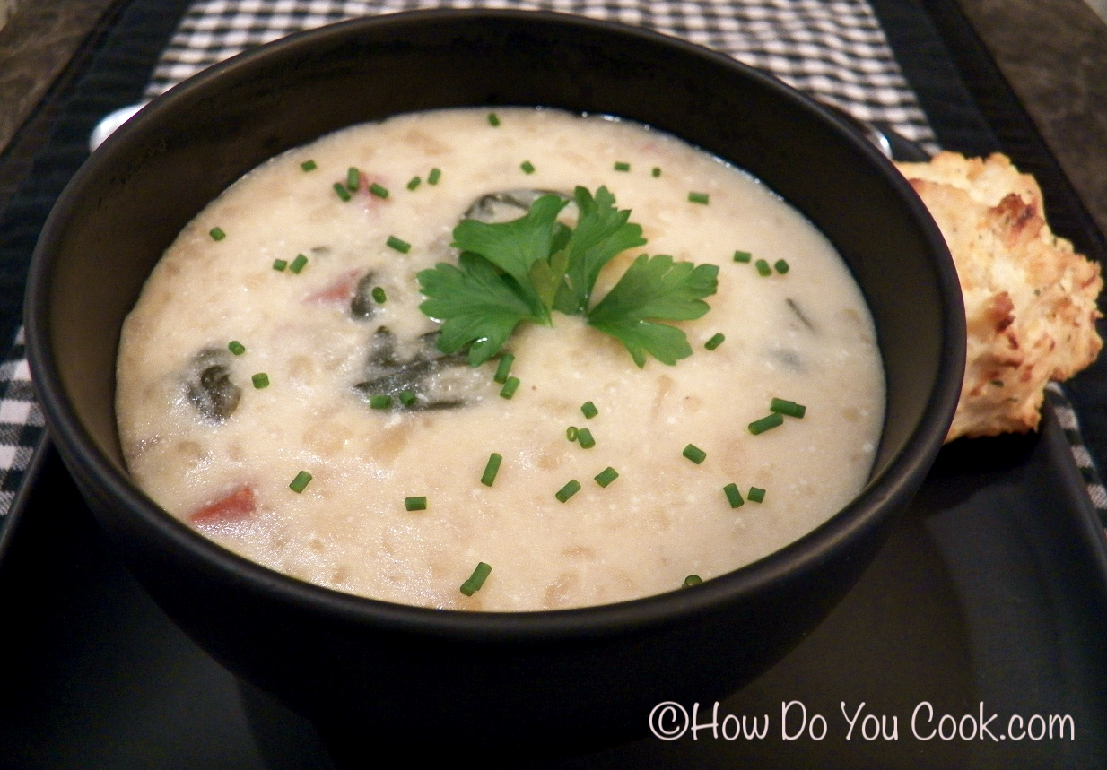 How Do You Cook.com: Creamy Crock Pot Potato and Ham Soup