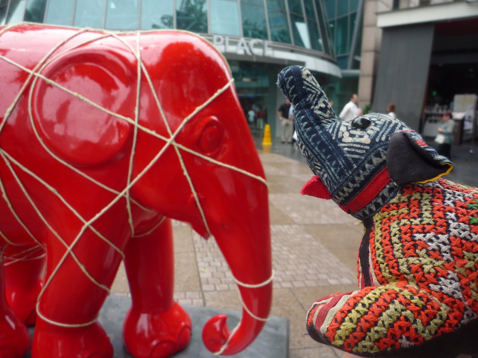 Travel Footprints of the Elephant Bruce Elly Elephant Parade Singapore