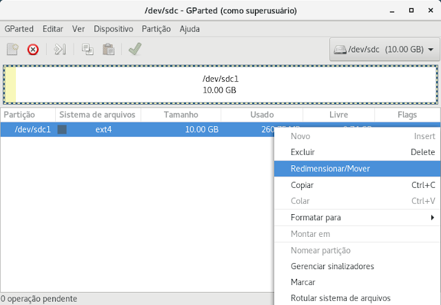 Ferramentas Linux 2 - GParted, Particionador Gráfico - Dicas Linux e Windows