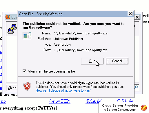 putty download file from server