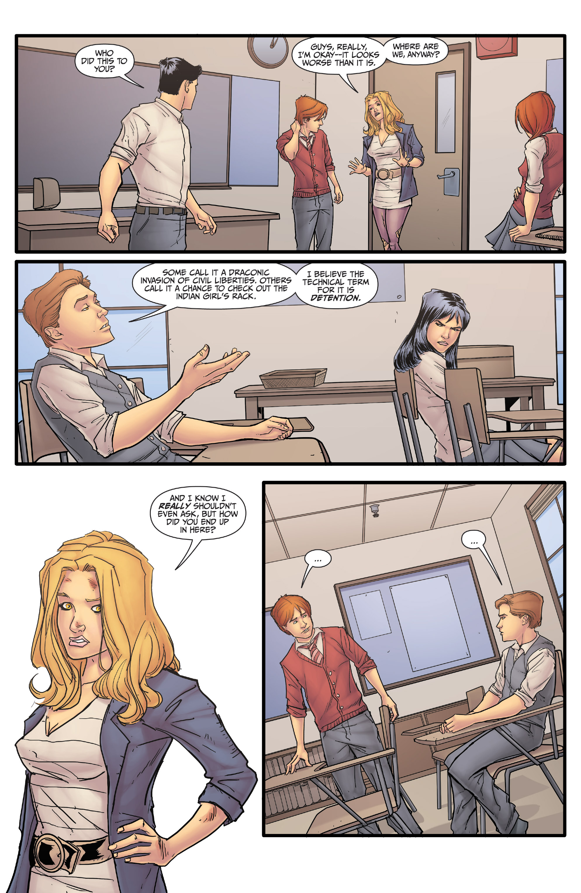 Read online Morning Glories comic -  Issue #2 - 8