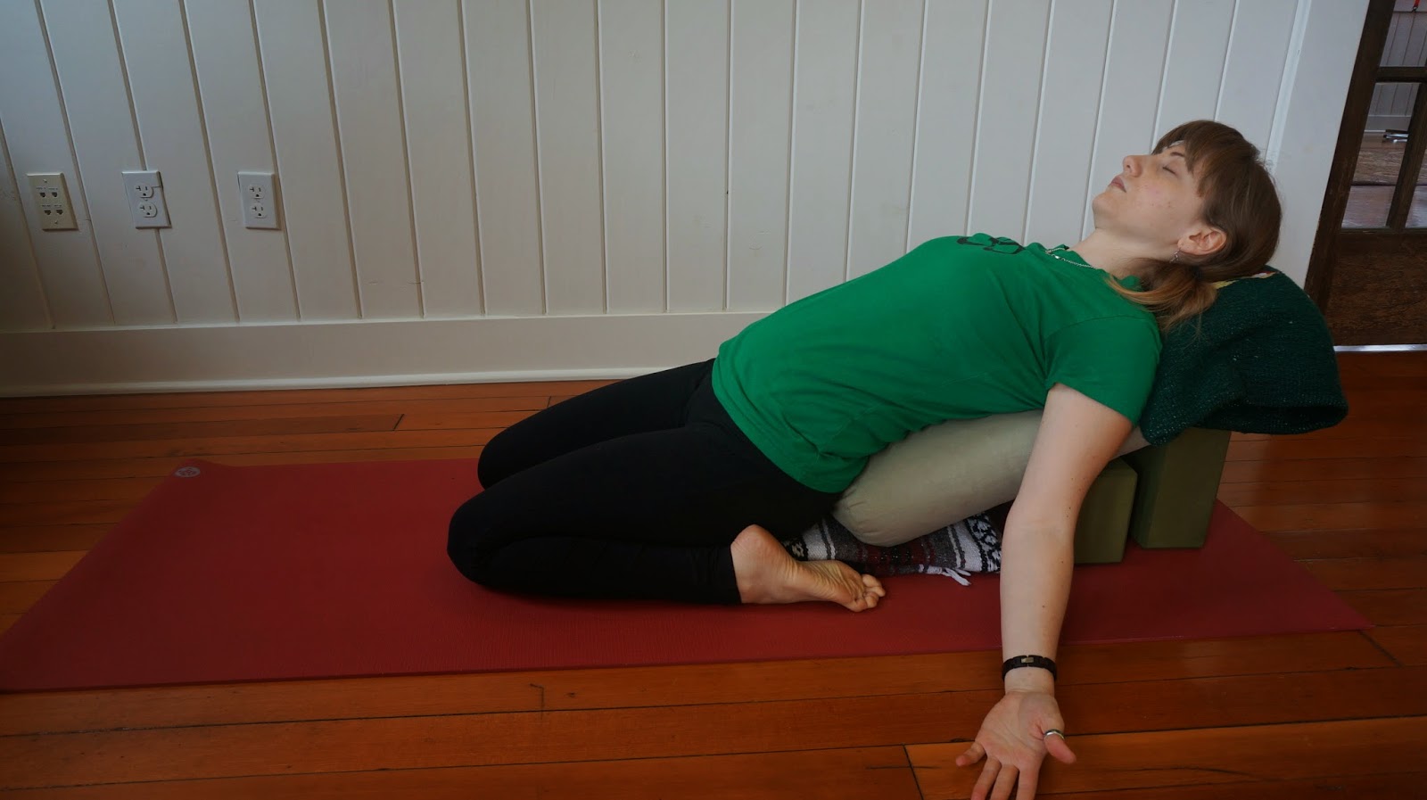 yoga 2014 Virasana or saddle pose