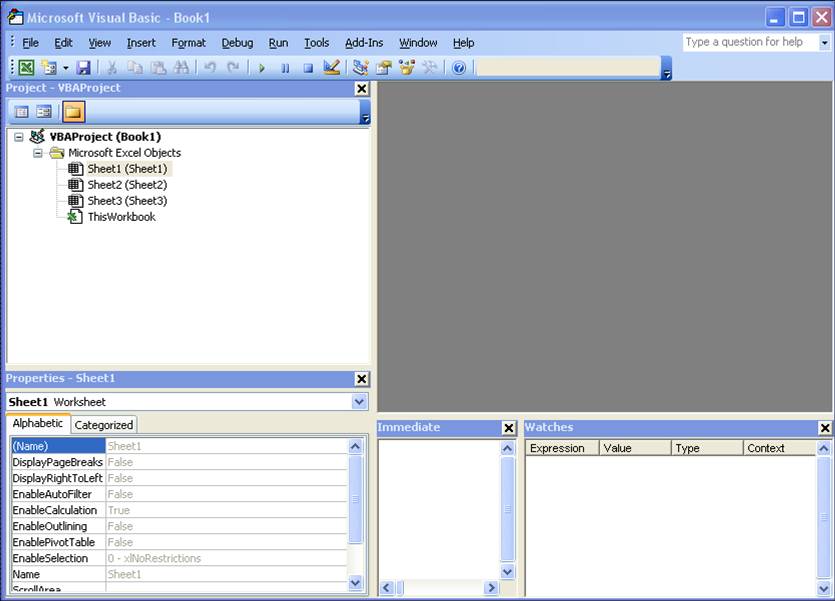 Microsoft Excel Fromulas and VBA: Understand Your Visual Basic Editor ...